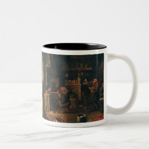 Taza Bicolor Un alquimista en su taller