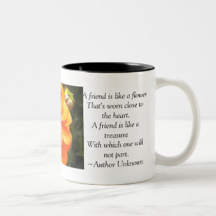 Taza Bicolor Un amigo…