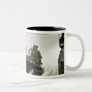 Taza Bicolor Un amortiguador de aire de la lancha de