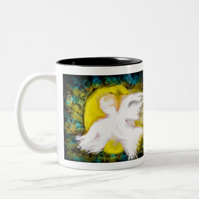Taza Bicolor Un ángel para guiarte (Izquierda)