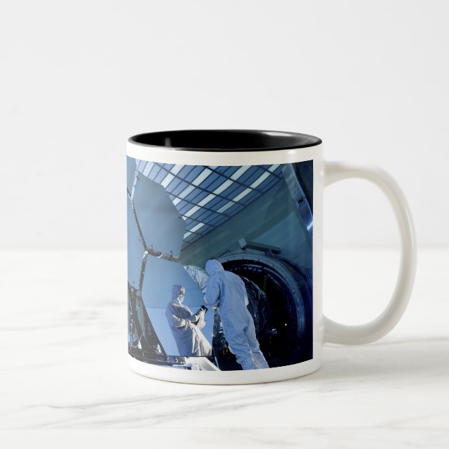 Taza Bicolor Un arreglo de telescopio espacial James Webb (Derecha)