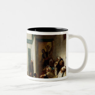 Taza Bicolor Un boda judío en Marruecos, 1841