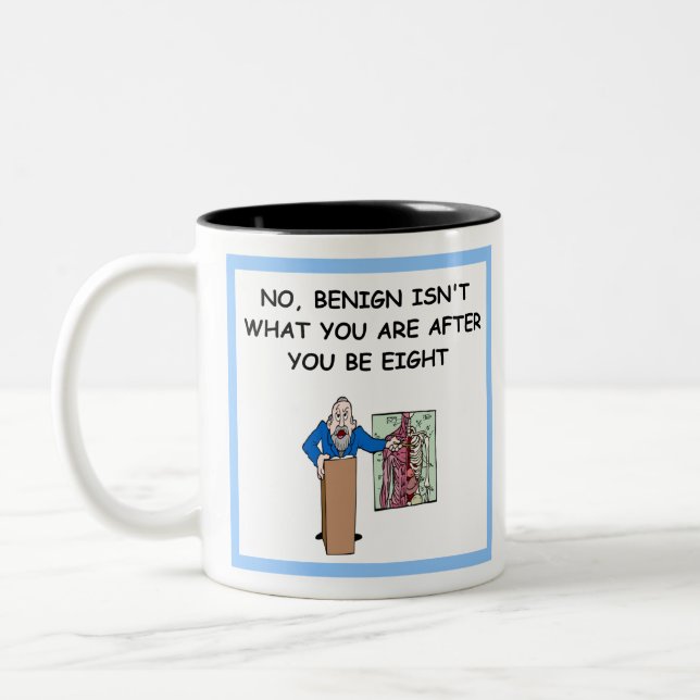 Taza Bicolor Un chiste escolar de medicina (Izquierda)