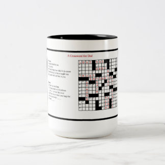 Taza Bicolor Un crucigrama para el papá