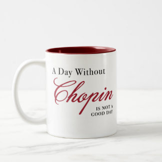 Taza Bicolor Un día sin Chopin…
