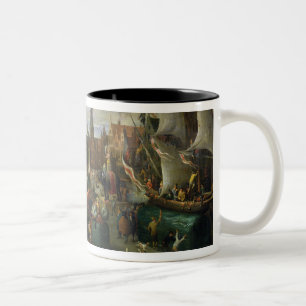 Taza Bicolor Un festival en Amberes