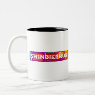 Taza Bicolor Un gran regalo de Triatlón para tu amigo o familia