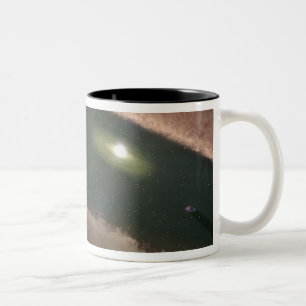 Taza Bicolor Un hueco en un protoplanetary, o la