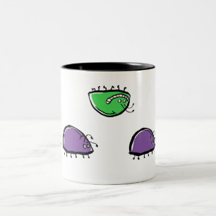 Taza Bicolor un insecto loco