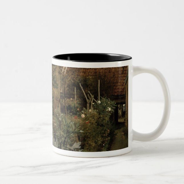 Taza Bicolor Un jardín flamenco (Derecha)