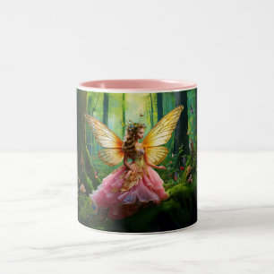 Taza Bicolor Un mágico bosque de hadas