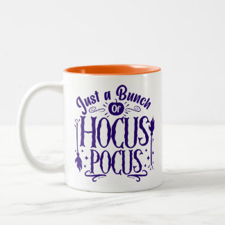 Taza Bicolor Un montón de hocus ocus Mug de Halloween