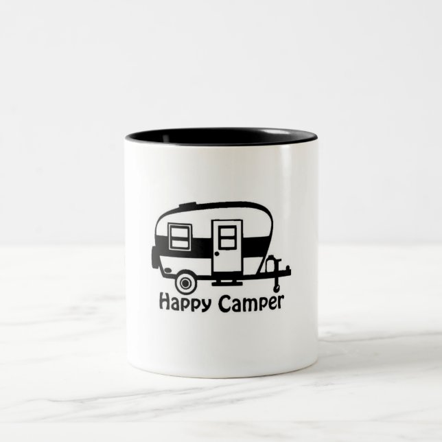 TAZA BICOLOR UN MUG CAMPER MUY ESPECIAL *FELIZ* (Centro)