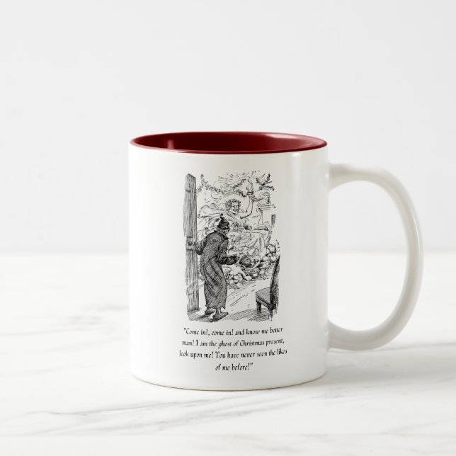 Taza Bicolor Un Navidad Carol Mug (Derecha)