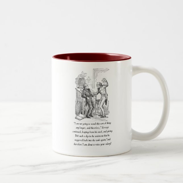 Taza Bicolor Un Navidad Carol Mug (Derecha)
