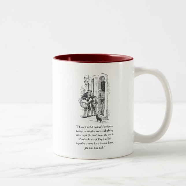 Taza Bicolor Un Navidad Carol Mug (Derecha)