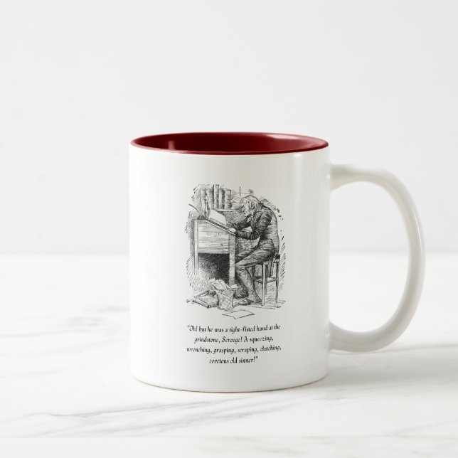 Taza Bicolor Un Navidad Carol Mug (Derecha)