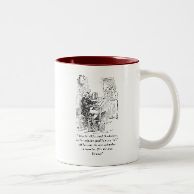 Taza Bicolor Un Navidad Carol Mug (Derecha)