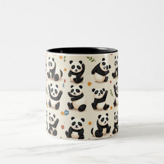 Taza Bicolor un panda mug