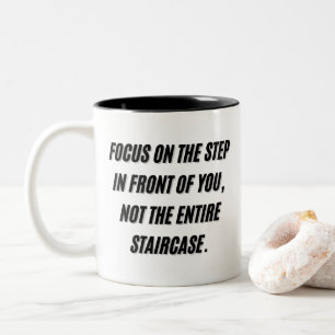 Taza Bicolor Un paso a la vez