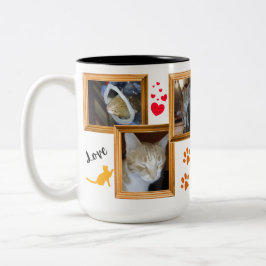 Taza Bicolor Un Pequeño Trozo Y Jerry