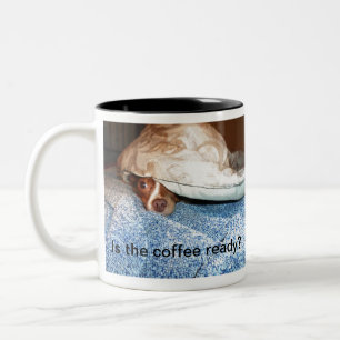 Taza Bicolor Un perro llamado Mia - perro Megaesófago