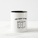 Taza Bicolor Un pie nocturno<br><div class="desc">Que todos sepan de qué se trata; que una noche de paro a la que se pasó ha estado en tu familia durante generaciones y te evaluaron en la vieja exposición de caminos que ahora vale miles.</div>
