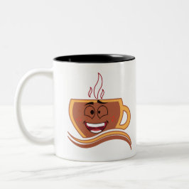 Taza Bicolor Un verdadero adicto al café 