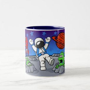 Taza Bicolor Una aventura del espacio exterior