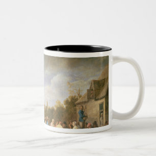 Taza Bicolor Una boda campesina, 1648
