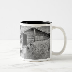 Taza Bicolor Una Cueva-Vivienda de Pennsylvania