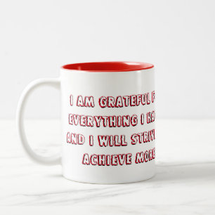 Taza Bicolor Una declaración positiva
