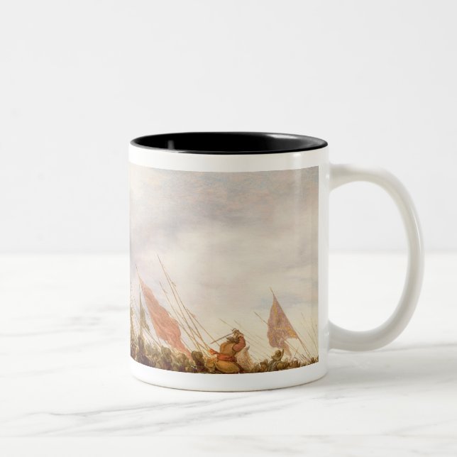 Taza Bicolor Una escena de batalla, 1653 (Derecha)