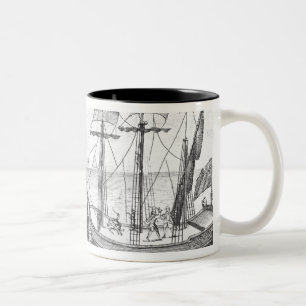Taza Bicolor Una "Guarda española Costa