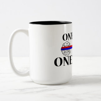 Taza Bicolor Una lucha del equipo uno