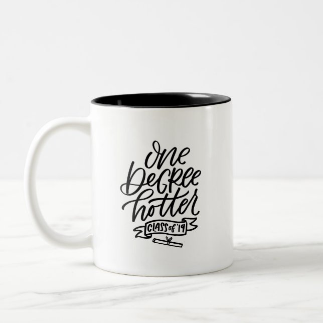 Taza Bicolor Una mano más caliente de un grado (Izquierda)
