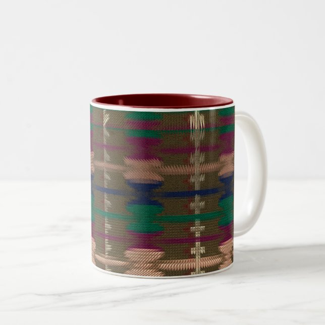 Taza Bicolor Una manta india (Anverso derecho)
