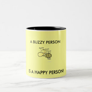 TAZA BICOLOR ¡UNA PERSONA DE BUZZY ES UNA PERSONA FELIZ!