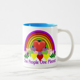 Taza Bicolor Una personas del planeta uno