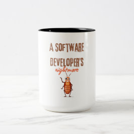 Taza Bicolor Una pesadilla para los desarrolladores de software