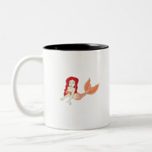 Taza Bicolor Una sirena pelirroja