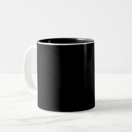 Taza Bicolor Una superficie negra texturizada con un sutil patr