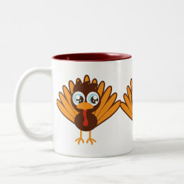 Taza Bicolor Una Turquía linda