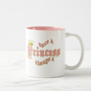 TAZA BICOLOR UNA VEZ UNA PRINCESA ALWAYS A PRINCESA