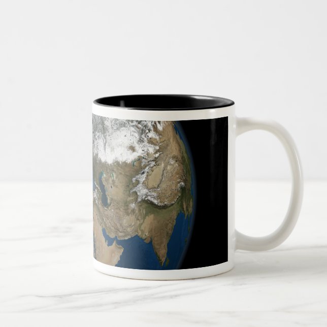 Taza Bicolor Una visión global de Europa y Escandinavia (Derecha)