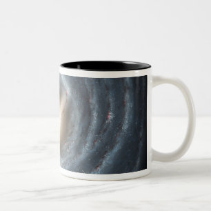 Taza Bicolor Una vista de nuestra propia galaxia de la vía