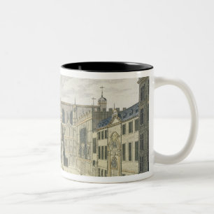 Taza Bicolor Una vista del gremio Pasillo de la ciudad de