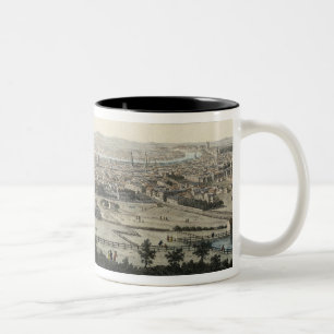 Taza Bicolor Una vista del norte de Londres, platea 3 de