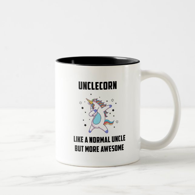 Taza Bicolor Unclecornio (Derecha)