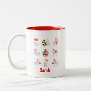 Taza Bicolor Unicorn Cocoa Magic - Navidades Personalizados Chi
